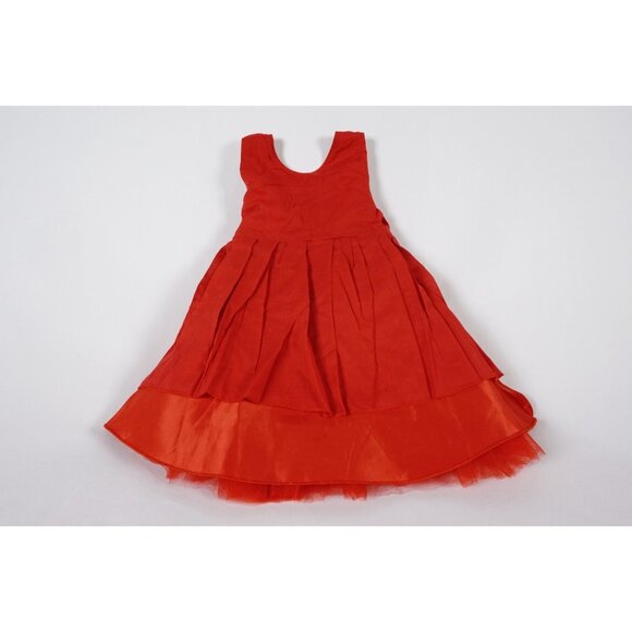 Red Satin Ball Gown Christmas Dress with Bowknot Baby 18-24 Months/80 - Picture 8 of 10